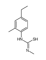 1-(4-ethyl-2-methylphenyl)-3-methylthiourea结构式