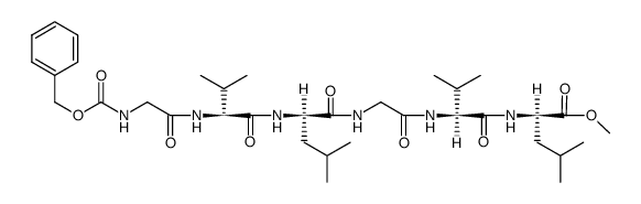 Z-Gly-Val-D-Leu-Gly-Val-D-Leu-OMe Structure