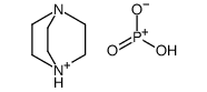 1,4-diazabicyclo[2.2.2]octane,dihydroxy(oxo)phosphanium结构式