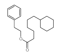 phenethyl 6-cyclohexylhexanoate structure