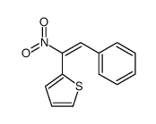 2-(1-nitro-2-phenylethenyl)thiophene结构式