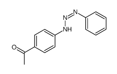 1-[4-(anilinodiazenyl)phenyl]ethanone Structure