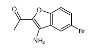 1-(3-amino-5-bromo-1-benzofuran-2-yl)ethanone Structure