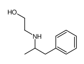 2-(α-Methylphenethyl)aminoethanol Structure