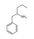 1-PHENYL-2-AMINOPENTANE Structure