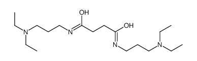 N,N'-bis[3-(diethylamino)propyl]butanediamide结构式