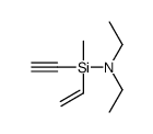 N-(ethenyl-ethynyl-methylsilyl)-N-ethylethanamine Structure