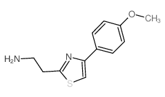 2-[4-(4-Methoxy-phenyl)-thiazol-2-yl]-ethylamine structure