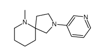 6-methyl-2-pyridin-3-yl-2,6-diazaspiro[4.5]decane结构式