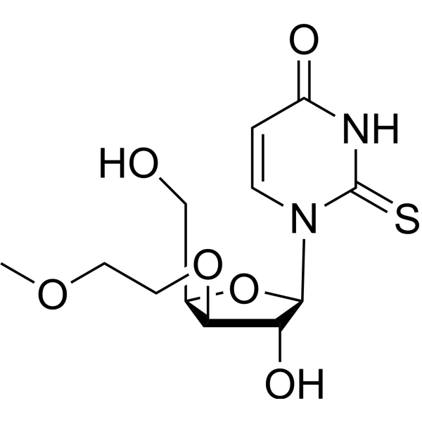 3’-O-(2-Methoxyethyl)-2-thiouridine结构式