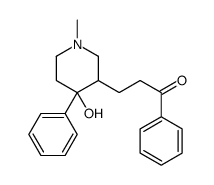 3-(4-hydroxy-1-methyl-4-phenylpiperidin-3-yl)-1-phenylpropan-1-one Structure