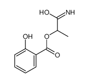 (1-amino-1-oxopropan-2-yl) 2-hydroxybenzoate Structure