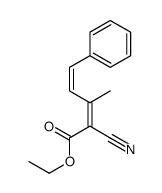 ethyl 2-cyano-3-methyl-5-phenylpenta-2,4-dienoate Structure