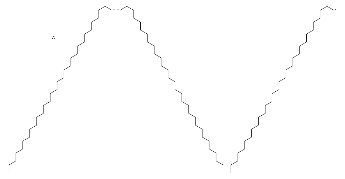 tris(triacontyl)aluminium Structure