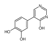4(1H)-Pyrimidinone, 5-(3,4-dihydroxyphenyl)- (9CI)结构式