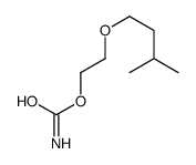 2-(3-Methylbutoxy)ethyl=carbamate structure