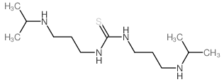 Thiourea,N,N'-bis[3-[(1-methylethyl)amino]propyl]- structure