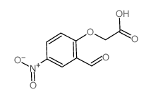 Acetic acid,2-(2-formyl-4-nitrophenoxy)- structure
