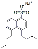 4,5-Dibutyl-1-naphthalenesulfonic acid sodium salt结构式