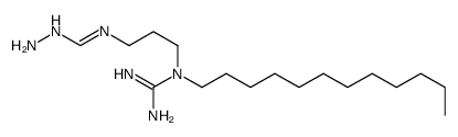 N-amino-N'-[3-[carbamimidoyl(dodecyl)amino]propyl]methanimidamide Structure