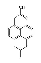 5-isobutylnaphthalene-1-acetic acid Structure