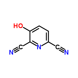 2,6-Pyridinedicarbonitrile, 3-hydroxy- (9CI)结构式