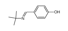 N-(4-hydroxybenzilidene)-tert-butylamine Structure