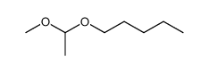acetaldehyde amyl methyl acetal Structure