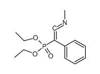 2-(diethoxyphosphinyl)-N-methyl-2-phenylketenimine Structure