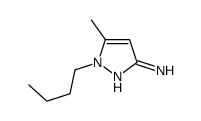 1-Butyl-5-methyl-1H-pyrazol-3-amine Structure