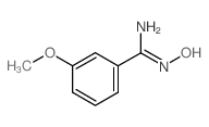 m-methoxybenzamidoxime Structure