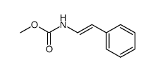 trans-N-methoxycarbonyl-2-phenylethenylamine Structure