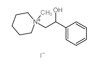 2-(1-methyl-3,4,5,6-tetrahydro-2H-pyridin-1-yl)-1-phenyl-ethanol结构式