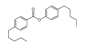 4-Pentylphenyl-4'-pentyl benzoate Structure