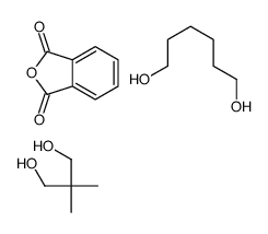 2-benzofuran-1,3-dione,2,2-dimethylpropane-1,3-diol,hexane-1,6-diol Structure