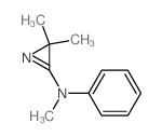 2H-Azirin-3-amine,N,2,2-trimethyl-N-phenyl- Structure