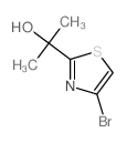 4-溴-2-(2-羟基-2-丙基)-1,3-噻唑结构式