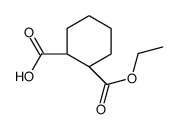 ethyl hydrogen ()-cis-cyclohexane-1,2-dicarboxylate Structure