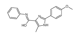 2-(4-methoxyphenyl)-5-methyl-N-phenyl-1H-imidazole-4-carboxamide Structure
