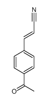 3-(4-acetylphenyl)prop-2-enenitrile结构式