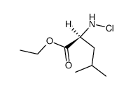 ethyl chloro-L-leucinate结构式