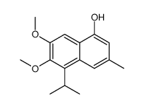 6,7-dimethoxy-3-methyl-5-propan-2-ylnaphthalen-1-ol Structure