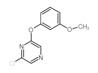 2-CHLORO-6-(3-METHOXYPHENOXY) PYRAZINE结构式