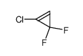 1-hydro-2-chloroperfluorocyclopropene Structure