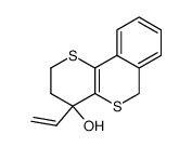 1-vinyl-1-hydroxy-4,10-bisthia-1,2,3,4,9,10-hexahydrophenanthrene结构式