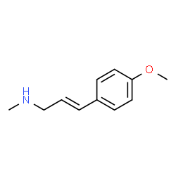 2-Propen-1-amine,3-(4-methoxyphenyl)-N-methyl-,(2E)-(9CI)结构式