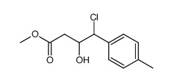 Methyl 4-chloro-3-hydroxy-4-(4'-methylphenyl)butanoate Structure