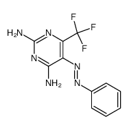5-phenylazo-6-trifluoromethyl-pyrimidine-2,4-diyldiamine Structure