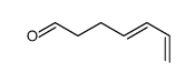 hepta-4,6-dienal Structure