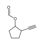 Cyclopentanol, 2-ethynyl-, formate, cis- (9CI) Structure